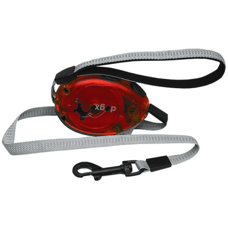Flamingo Dogx2GO Belt Glassy L ФЛАМІНГО БЕЛТ ГЛАССІ повідець рулетка для собак до 35кг, світловідбивна стрічка 2м, колір червоний Flamingo Dogx2GO Belt Glassy L ФЛАМІНГО БЕЛТ ГЛАССІ повідець рулетка для собак до 35кг, світловідбивна стрічка 2м, колір червоний