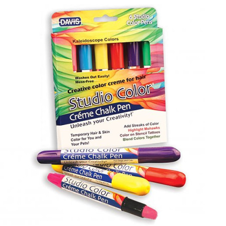 Davis Kaleidoscope Colors ДЭВИС КАЛЕЙДОСКОП ЦВЕТОВ красящий мелок для шерсти, волос, кожи