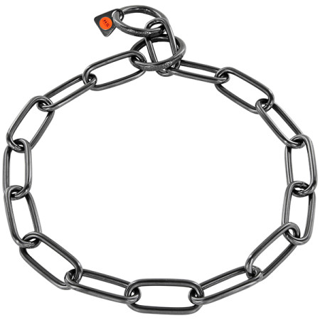 Sprenger Collar Long Link СПРЕНГЕР ОШЕЙНИК для собак, длинное звено 4 мм, вороненая нержавеющая сталь, 66 см