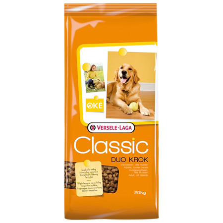 Versele-Laga Classic Dog Duo Krok ВЕРСЕЛЕ-ЛАГА КЛАСІК ДУО КРОК сухий преміум корм для собак, 20 кг
