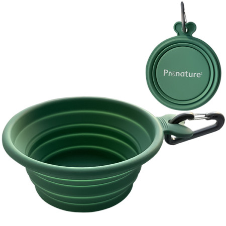 Pronature Collapsible Silicone Pet Bowl ПРОНАТЮР БРЕНДОВАНА СКЛАДАНА МИСКА для собак та котів Pronature Collapsible Silicone Pet Bowl ПРОНАТЮР БРЕНДОВАНА СКЛАДАНА МИСКА для собак та котів