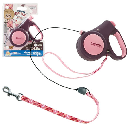 DoggyMan Retractable Lead Trad Style SS ДОГГІМЕН ДОГГІ ВОЛКЕР повідець рулетка для собак до 8кг, трос 4.5м