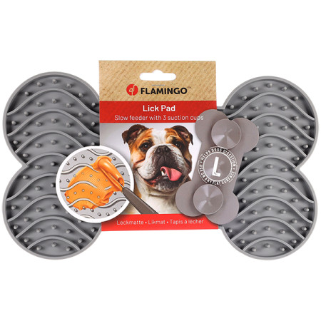 Flamingo Lick Pad Yummee ФЛАМІНГО ЛИЗАЛЬНИЙ КИЛИМОК антистрес для собак і котів, L Flamingo Lick Pad Yummee ФЛАМІНГО ЛИЗАЛЬНИЙ КИЛИМОК антистрес для собак і котів, L