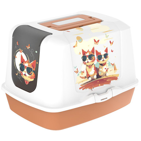 Moderna Trendy Cat Indy&Louise МОДЕРНА ИНДИ и ЛУИЗА закрытый туалет для котов Moderna Trendy Cat Indy&Louise МОДЕРНА ИНДИ и ЛУИЗА закрытый туалет для котов