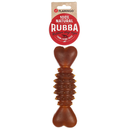 Flamingo Rubba Bone ФЛАМІНГО КІСТКА ГУМОВА З ШИПАМИ іграшка для собак, L Flamingo Rubba Bone ФЛАМІНГО КІСТКА ГУМОВА З ШИПАМИ іграшка для собак, L