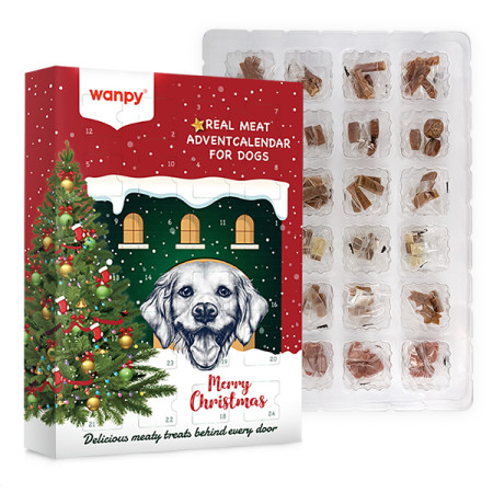 Wanpy Advent Calendar For Dogs ВАНПІ АДВЕНТ КАЛЕНДАР ДЛЯ СОБАК набір ласощів для собак Wanpy Advent Calendar For Dogs ВАНПІ АДВЕНТ КАЛЕНДАР ДЛЯ СОБАК набір ласощів для собак