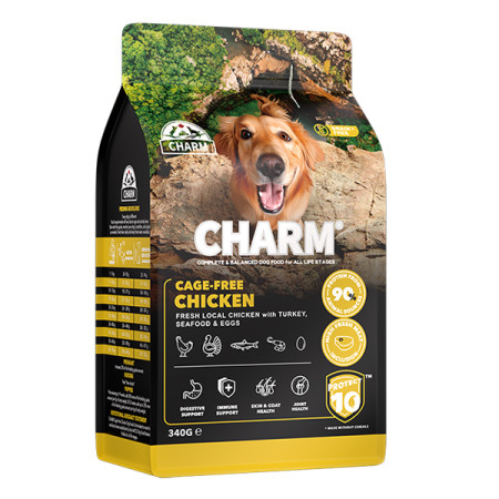 Charm Cage-Free Chicken ЧАРМ КУРКА ВІЛЬНОГО ВИГУЛУ сухий беззерновий холістик корм для собак, 340 г
