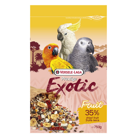 Versele-Laga Prestige Premium Parrots Exotic Fruit ВЕРСЕЛЕ-ЛАГА ЕКЗОТИЧНІ ФРУКТИ ласощі для великих папуг Versele-Laga Prestige Premium Parrots Exotic Fruit ВЕРСЕЛЕ-ЛАГА ЕКЗОТИЧНІ ФРУКТИ ласощі для великих папуг