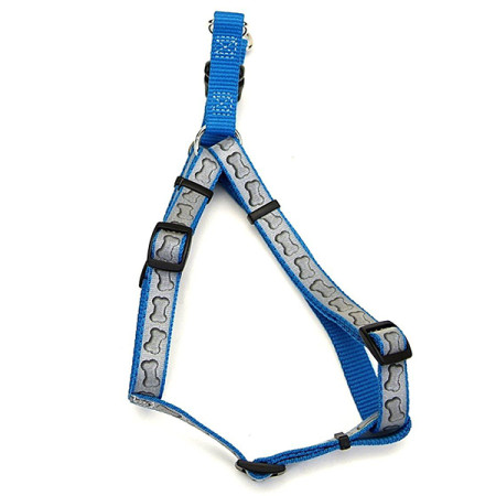 Coastal Lazer Brite КОСТАЛ ЛАЗЕР БРАЙТ светоотражающая шлея для собак, 2.5х66-97см, цвет бирюзовый
