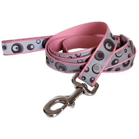 Coastal Lazer Brite Reflective Leash КОСТАЛ ЛАЗЕР БРАЙТ світловідбивний повідець для собак, 2.5смХ1.8м, колір кульки, рожевий