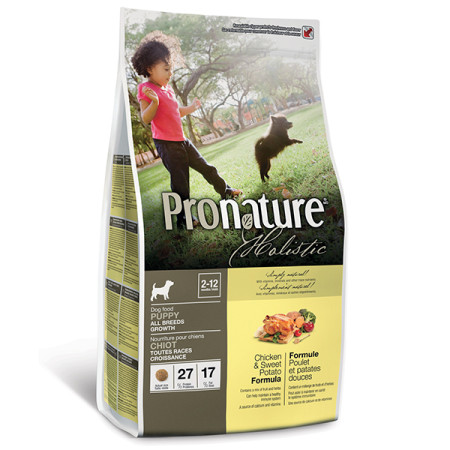 Pronature Holistic Puppy Chicken&Sweet Potato ПРОНАТЮР ХОЛІСТИК КУРКА З БАТАТОМ сухий холістик корм для цуценят, 2.27 кг Pronature Holistic Puppy Chicken&Sweet Potato ПРОНАТЮР ХОЛІСТИК КУРКА З БАТАТОМ сухий холістик корм для цуценят, 2.27 кг