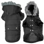 Flamingo Polar Black ФЛАМИНГО КУРТКА С КАПЮШОНОМ одежда для собак, 42 см