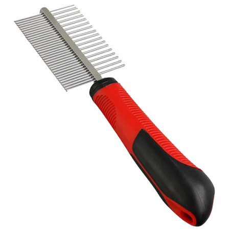 Flamingo Comb Double ФЛАМИНГО ГРЕБІНЕЦЬ ДВОСТОРОННІЙ з різною густотою зубців для собак та котів Flamingo Comb Double ФЛАМИНГО ГРЕБІНЕЦЬ ДВОСТОРОННІЙ з різною густотою зубців для собак та котів
