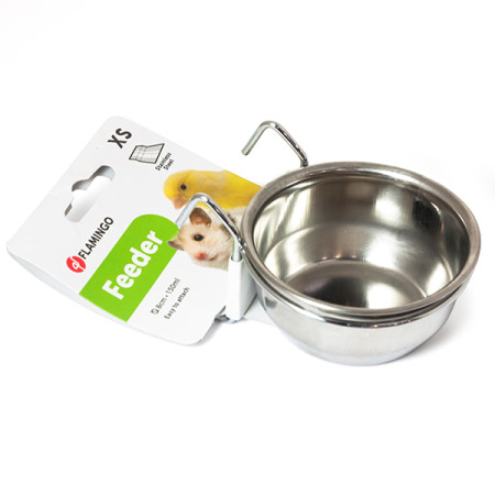 Flamingo Feeder With Hook ФЛАМІНГО годівниця для мишей, хом’яків, дегу, шиншил, невеликих птахів, навісна з гачками Flamingo Feeder With Hook ФЛАМІНГО годівниця для мишей, хом’яків, дегу, шиншил, невеликих птахів, навісна з гачками