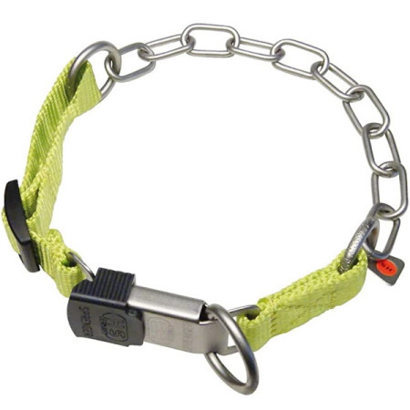 Sprenger Adjustable Collar with Assembly Chain СПРЕНГЕР РЕГУЛИРУЕМЫЙ ОШЕЙНИК с нейлоном для собак, среднее звено, нержавеющая сталь, 3 мм, 55-60 см Sprenger Adjustable Collar with Assembly Chain СПРЕНГЕР РЕГУЛИРУЕМЫЙ ОШЕЙНИК с нейлоном для собак, среднее звено, нержавеющая сталь, 3 мм, 55-60 см