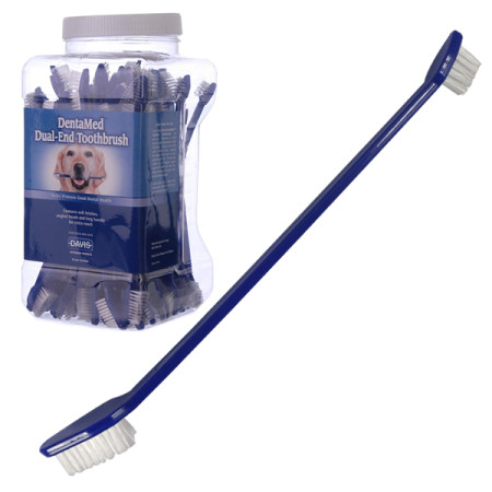 Davis Dentamed Dual-End Toothbrush ДЭВИС ЗУБНАЯ ЩЕТКА для собак и котов