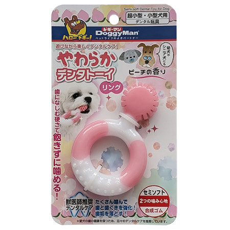 DoggyMan Ring Semi-soft Dental ДОГГИМЕН КОЛЬЦО жевательная игрушка для собак