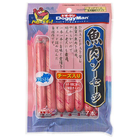 DoggyMan Fish Sausages ДОГГИМЕН СОСИСКИ РЫБНЫЕ лакомство для собак DoggyMan Fish Sausages ДОГГИМЕН СОСИСКИ РЫБНЫЕ лакомство для собак