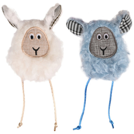 Flamingo Rizzo Sheep ФЛАМІНГО РІЦЦО ОВЕЧКА шурхотлива іграшка з котячою м’ятою для котів Flamingo Rizzo Sheep ФЛАМІНГО РІЦЦО ОВЕЧКА шурхотлива іграшка з котячою м’ятою для котів
