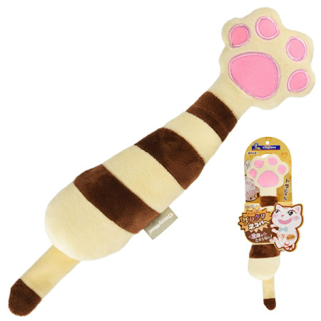 CattyMan Kick Toy Brown КЭТТИМЭН КОРИЧНЕВАЯ ЛАПА шуршащая игрушка для котов