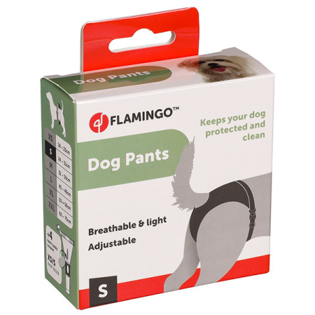 Flamingo Dog Pants Sasha ФЛАМІНГО САША гігієнічні труси для собак, S Flamingo Dog Pants Sasha ФЛАМІНГО САША гігієнічні труси для собак, S
