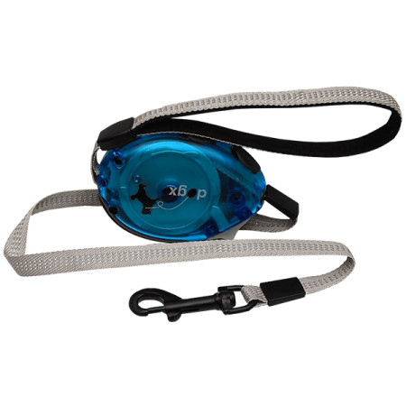 Flamingo Dogx2GO Belt Glassy S ФЛАМІНГО БЕЛТ ГЛАССІ повідець рулетка для собак до 12кг, світловідбивна стрічка 2м, колір синій Flamingo Dogx2GO Belt Glassy S ФЛАМІНГО БЕЛТ ГЛАССІ повідець рулетка для собак до 12кг, світловідбивна стрічка 2м, колір синій