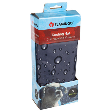 Flamingo Cooling Pad Drop ФЛАМІНГО ОХОЛОДЖУВАЛЬНА ПІДСТИЛКА КРАПЛІ для собак і котів, S Flamingo Cooling Pad Drop ФЛАМІНГО ОХОЛОДЖУВАЛЬНА ПІДСТИЛКА КРАПЛІ для собак і котів, S