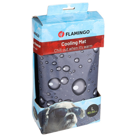 Flamingo Cooling Pad Drop ФЛАМІНГО ОХОЛОДЖУВАЛЬНА ПІДСТИЛКА КРАПЛІ для собак і котів, L Flamingo Cooling Pad Drop ФЛАМІНГО ОХОЛОДЖУВАЛЬНА ПІДСТИЛКА КРАПЛІ для собак і котів, L
