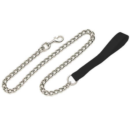 Coastal Titan Chain Dog Leash КОСТАЛ ПОВІДЕЦЬ-ЛАНЦЮЖОК для собак, ланка 3мм, колір чорний