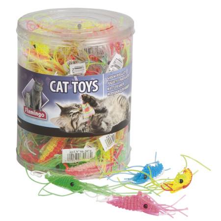 Flamingo Plastic Shrimp ФЛАМІНГО КРЕВЕТКА іграшка для котів Flamingo Plastic Shrimp ФЛАМІНГО КРЕВЕТКА іграшка для котів