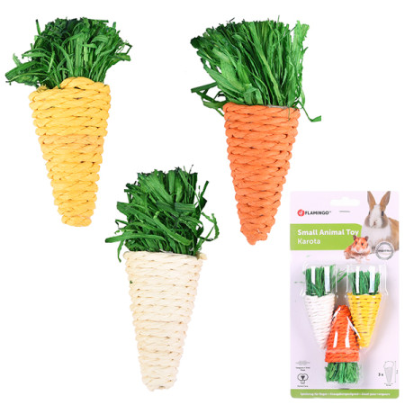 Flamingo Small Carrots ФЛАМІНГО МОРКВА іграшка для гризунів Flamingo Small Carrots ФЛАМІНГО МОРКВА іграшка для гризунів
