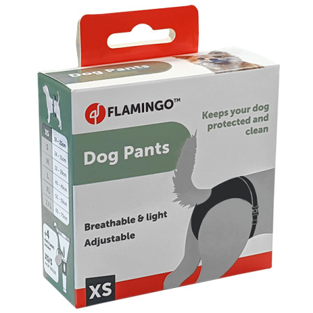 Flamingo Dog Pants Sasha ФЛАМІНГО САША гігієнічні труси для собак, XS Flamingo Dog Pants Sasha ФЛАМІНГО САША гігієнічні труси для собак, XS