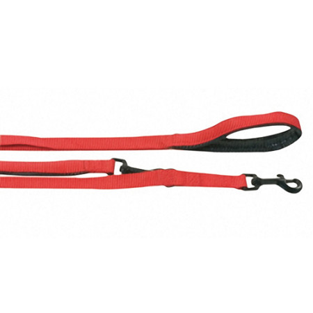 Flamingo Training Lead Soft Grip ФЛАМІНГО ПЕРЕСТІБКА з м’якою ручкою для собак, колір червоно-чорний Flamingo Training Lead Soft Grip ФЛАМІНГО ПЕРЕСТІБКА з м’якою ручкою для собак, колір червоно-чорний