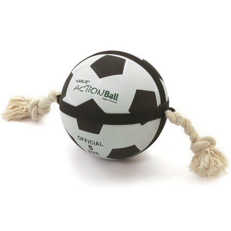 Flamingo Matchball Football ФЛАМІНГО ФУТБОЛЬНИЙ М’ЯЧ З МОТУЗКОЮ гумова іграшка для собак Flamingo Matchball Football ФЛАМІНГО ФУТБОЛЬНИЙ М’ЯЧ З МОТУЗКОЮ гумова іграшка для собак