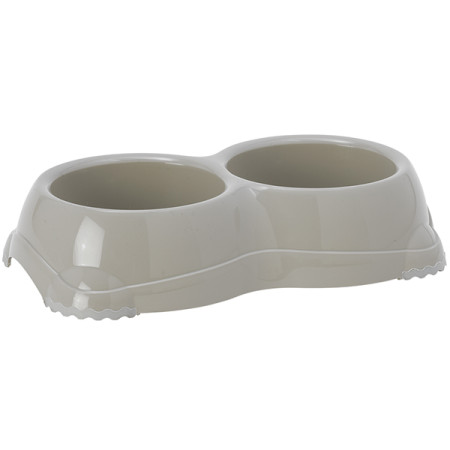 Moderna Double Smarty Bowl Small МОДЕРНА СМАРТИ двойная миска для собак и котов, 2х330мл, цвет теплый серый Moderna Double Smarty Bowl Small МОДЕРНА СМАРТИ двойная миска для собак и котов, 2х330мл, цвет теплый серый