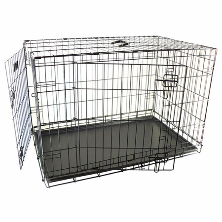 Flamingo Wire Cage Ebo Taupe ФЛАМІНГО ЕБО КЛІТКА 2-х дверна для собак Flamingo Wire Cage Ebo Taupe ФЛАМІНГО ЕБО КЛІТКА 2-х дверна для собак