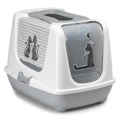 Moderna Trendy Cat Cats in Love МОДЕРНА ВЛЮБЛЕННЫЕ КОТЫ закрытый туалет для котов
