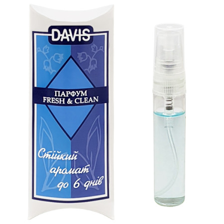 Davis «Fresh & Clean» ДЭВИС «ФРЕШ & КЛИН» духи для собак, спрей, 0.005 л