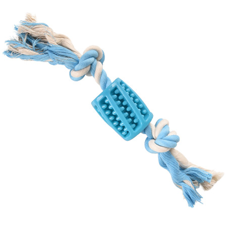 Flamingo Lindo Tube With Rope ФЛАМІНГО ЛІНДО ТРУБКА З КАНАТОМ іграшка для собак Flamingo Lindo Tube With Rope ФЛАМІНГО ЛІНДО ТРУБКА З КАНАТОМ іграшка для собак