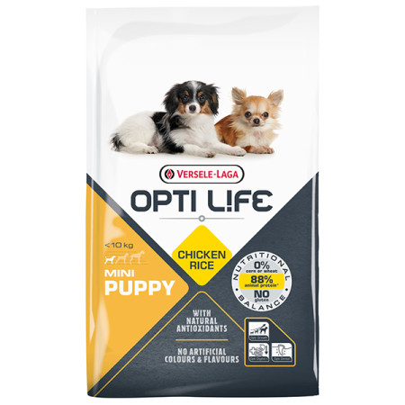 Opti Life Puppy Mini ОПТІ ЛАЙФ ЦУЦЕНЯ МІНІ МАЛИХ сухий суперпреміум корм для цуценят міні та малих порід, 7.5 кг