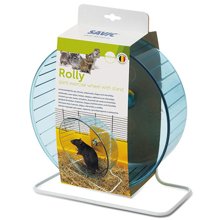 Savic Rolly Giant+Stand САВІК РОЛЛІ бігове колесо + підставка для хом’яків, щурів, морських свинок Savic Rolly Giant+Stand САВІК РОЛЛІ бігове колесо + підставка для хом’яків, щурів, морських свинок