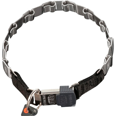 Sprenger NeckTech Fun СПРЕНГЕР НЕКТЕК ФАН пластинчатый ошейник для собак, замок ClicLock, нержавеющая сталь, 60 см Sprenger NeckTech Fun СПРЕНГЕР НЕКТЕК ФАН пластинчатый ошейник для собак, замок ClicLock, нержавеющая сталь, 60 см