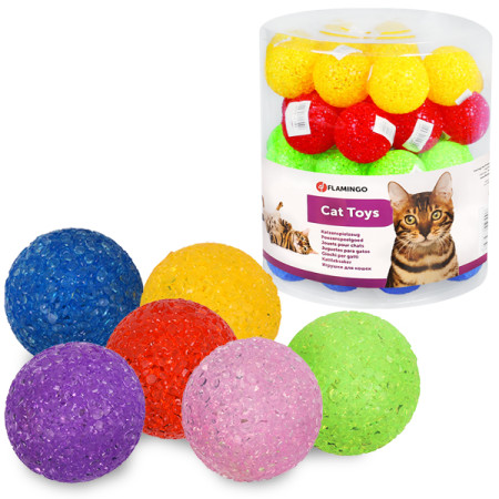 Flamingo Glitter Ball ФЛАМІНГО БЛИСКУЧИЙ М’ЯЧ іграшка для котів Flamingo Glitter Ball ФЛАМІНГО БЛИСКУЧИЙ М’ЯЧ іграшка для котів