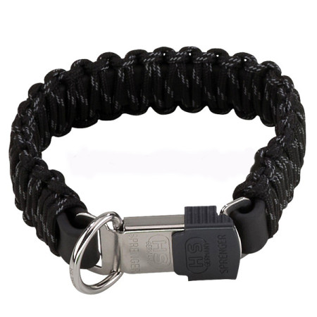 Sprenger Paracord СПРЕНГЕР ПАРАРКОРД черный светоотражающий ошейник для собак, 50 см Sprenger Paracord СПРЕНГЕР ПАРАРКОРД черный светоотражающий ошейник для собак, 50 см