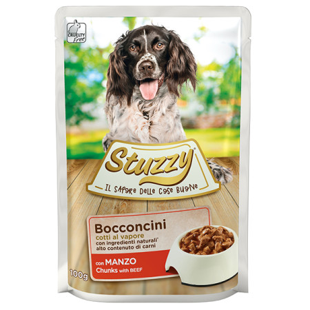 Stuzzy Dog Beef ШТУЗІ ЯЛОВИЧИНА в соусі консерви для собак, вологий корм, пауч 100г Stuzzy Dog Beef ШТУЗІ ЯЛОВИЧИНА в соусі консерви для собак, вологий корм, пауч 100г