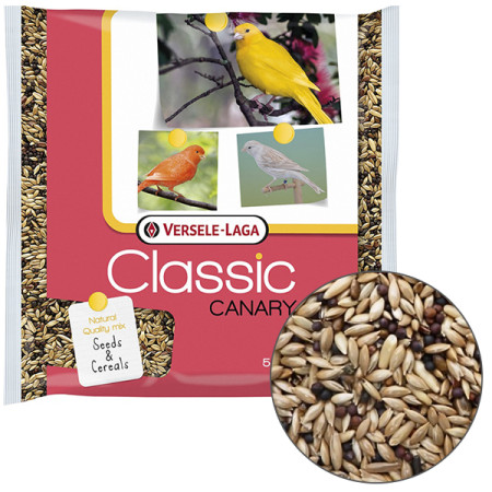 Versele-Laga Classic Canaries ВЕРСЕЛЕ-ЛАГА КЛАССИК КАНАРЕЙКА зерновая смесь, корм для канареек, 500 г