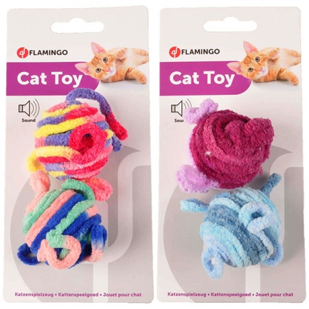 Flamingo Woolen Balls ФЛАМІНГО ВОВНЯНИ М’ЯЧІ іграшка для котів Flamingo Woolen Balls ФЛАМІНГО ВОВНЯНИ М’ЯЧІ іграшка для котів