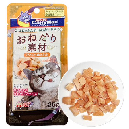 CattyMan Chicken Meat КЭТТИМЕН КУРИЦА кусочки филе лакомство для котов CattyMan Chicken Meat КЭТТИМЕН КУРИЦА кусочки филе лакомство для котов