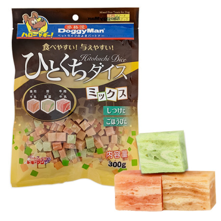 DoggyMan Mixed Dice Treats ДОГГИМЕН КУБИКИ МИКС курица, говядина, треска лакомство для собак DoggyMan Mixed Dice Treats ДОГГИМЕН КУБИКИ МИКС курица, говядина, треска лакомство для собак