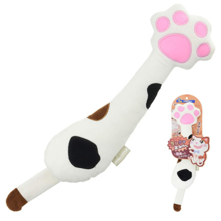 CattyMan Kick Toy White КЭТТИМЭН БЕЛАЯ ЛАПА шуршащая игрушка для котов